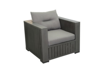 fauteuil sofa aluminium et coussins confortable promo - Proloisirs