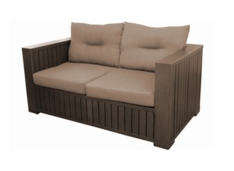 Canapé d'extérieur aluminium et coussins déhoussables - Proloisirs