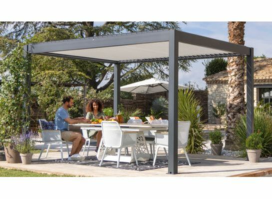 Pergolas bioclimatiques autoportées